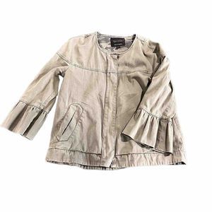 Anthropologie Jacket made by Sanctuary XS Military 3/4 Sleeve Feminine